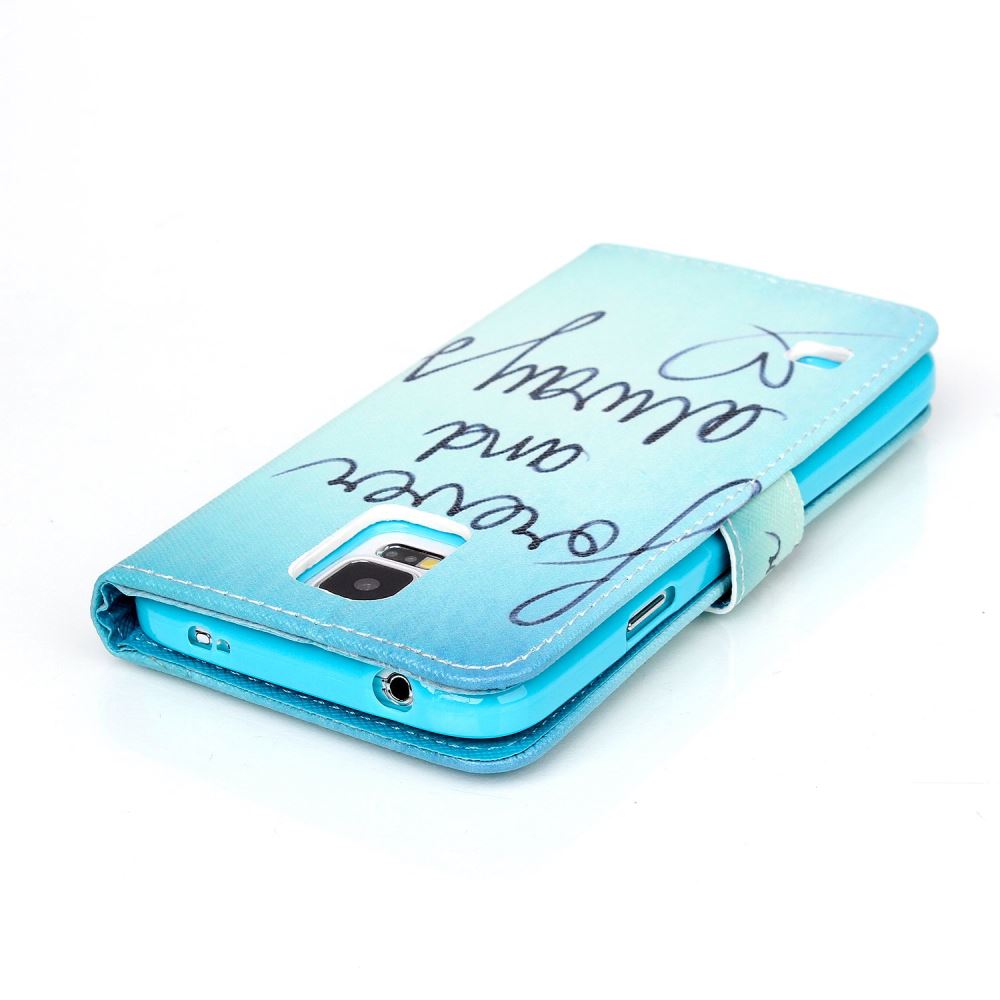 Galaxy S5 case wallet leather case printed