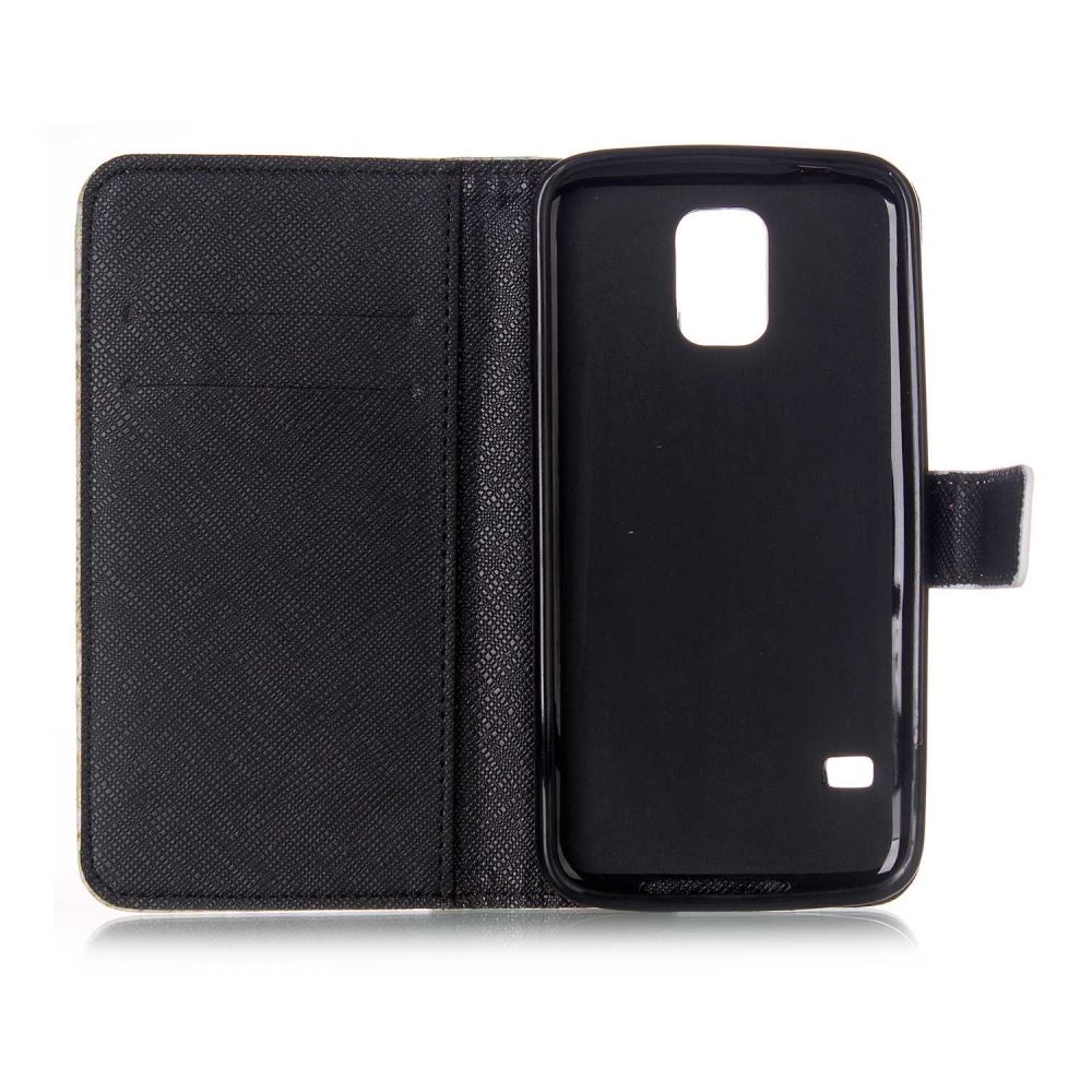 Galaxy S5 case wallet leather case printed