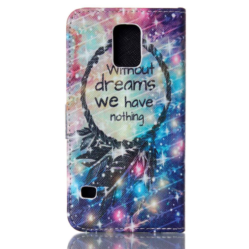 Galaxy S5 case wallet leather case printed