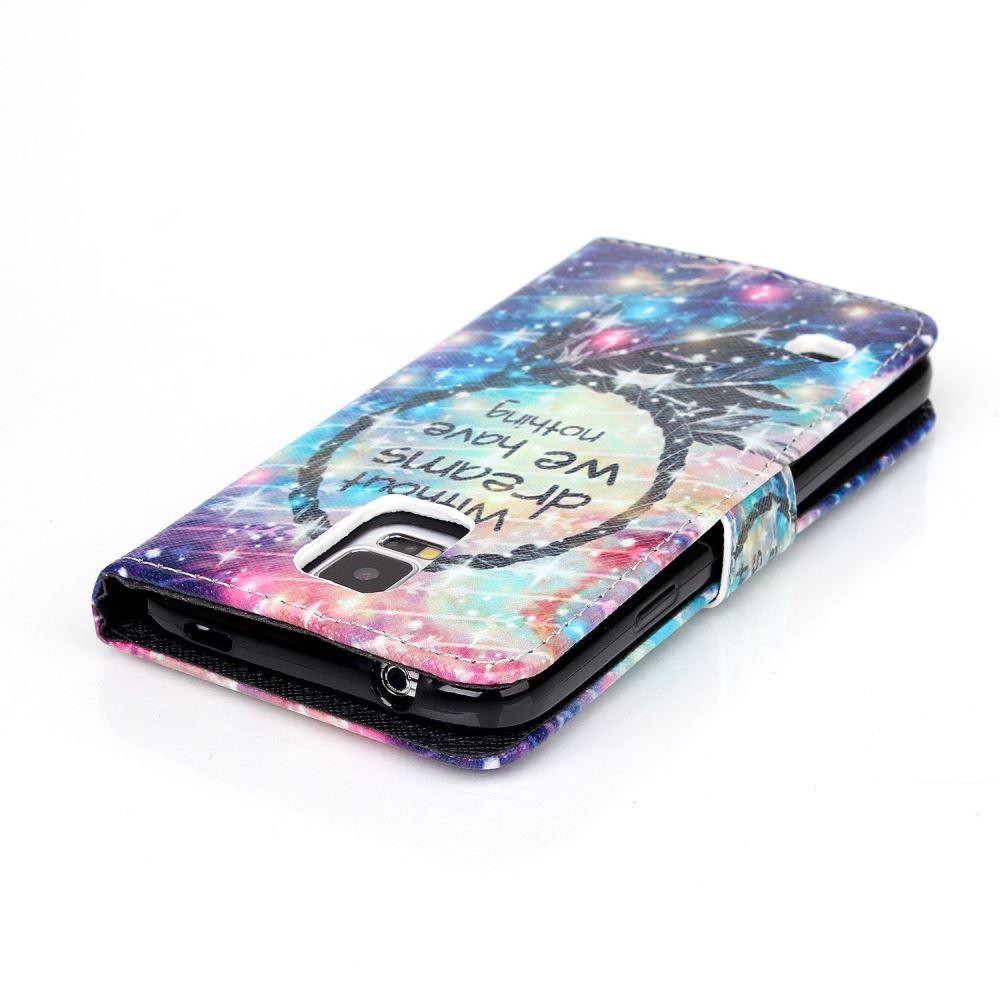Galaxy S5 case wallet leather case printed