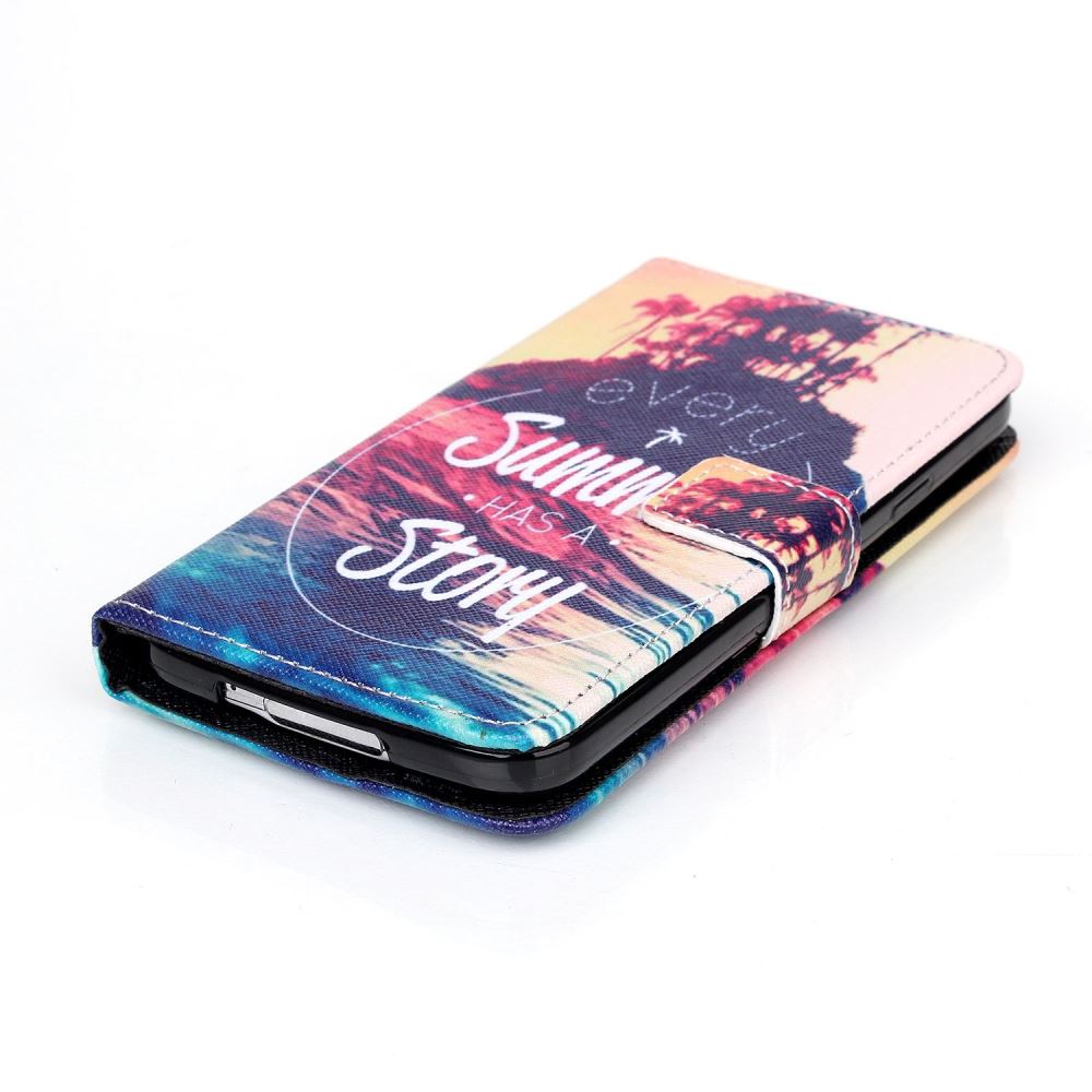 Galaxy S5 case wallet leather case printed