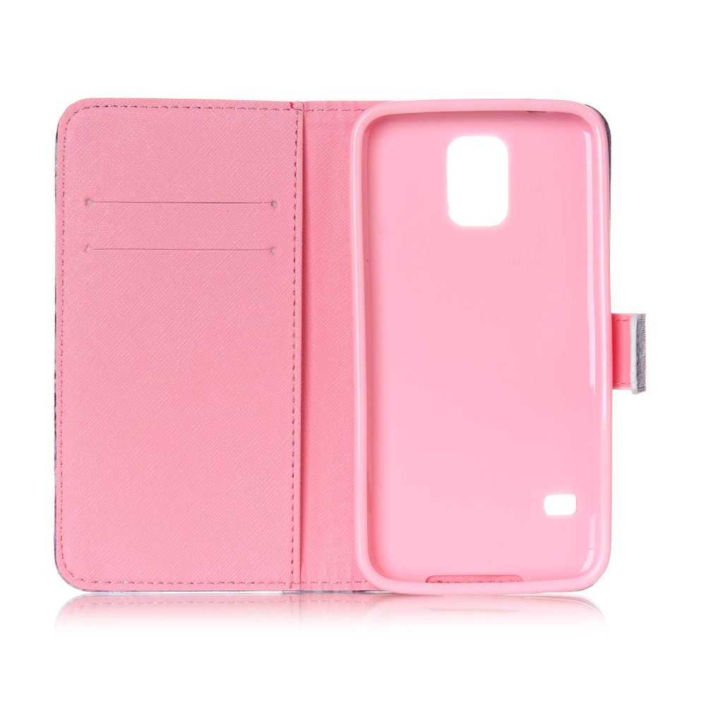 Galaxy S5 case wallet leather case printed