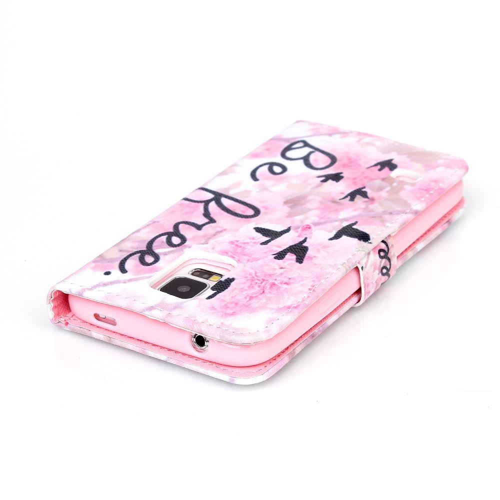 Galaxy S5 case wallet leather case printed