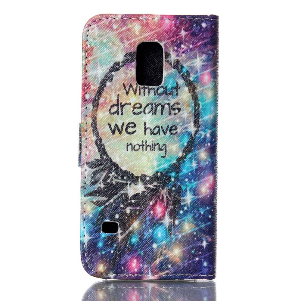 Galaxy S5 MINI case wallet leather case printed
