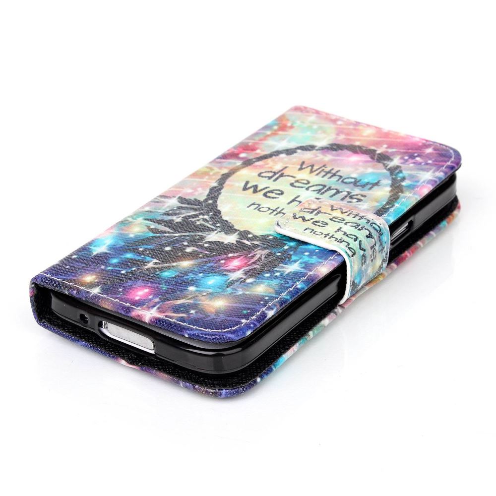 Galaxy S5 MINI case wallet leather case printed