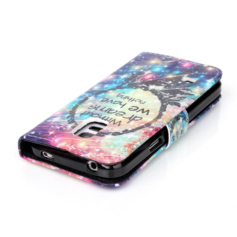 Galaxy S5 MINI case wallet leather case printed