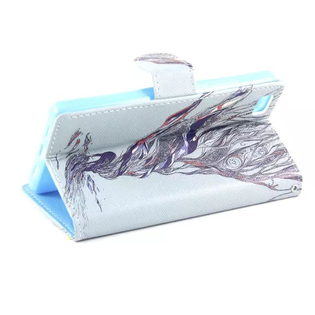 Huawei P8 LITE case wallet leather case printed