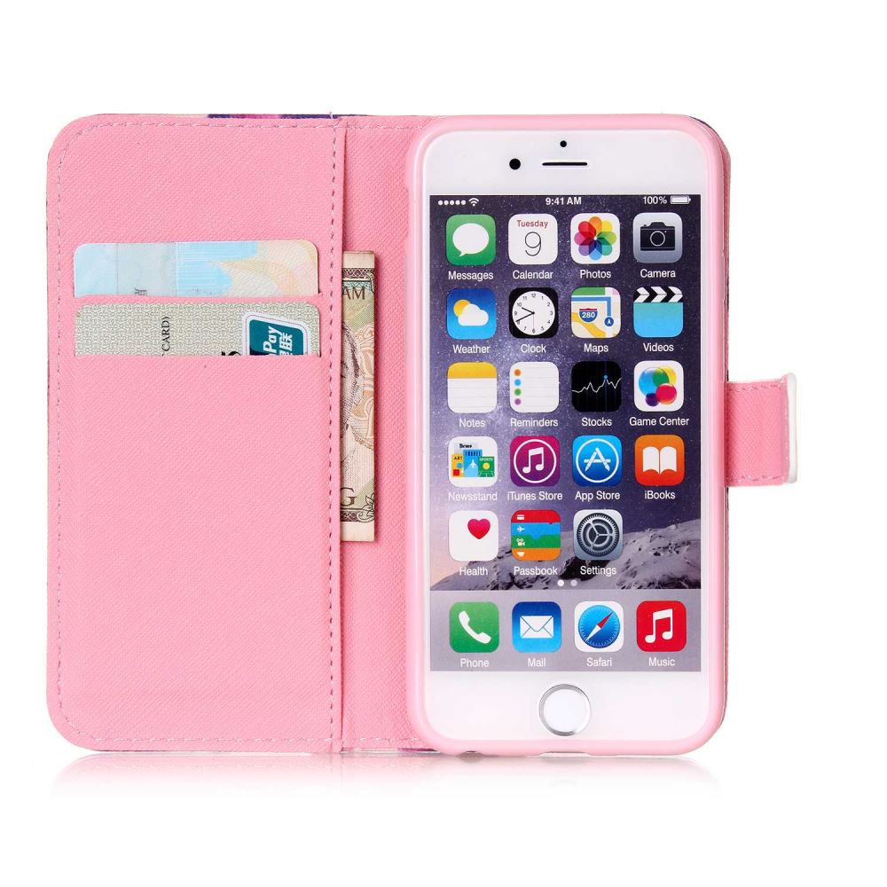 iPhone 6 6s case wallet leather case printed