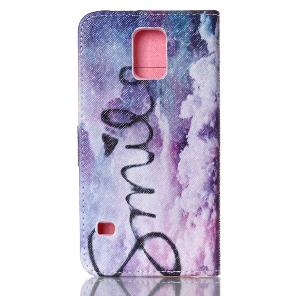 Galaxy S5 case wallet leather case printed