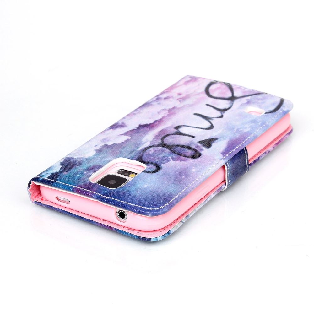 Galaxy S5 case wallet leather case printed