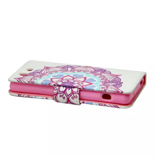 Sony Z3 compact case wallet leather case printed