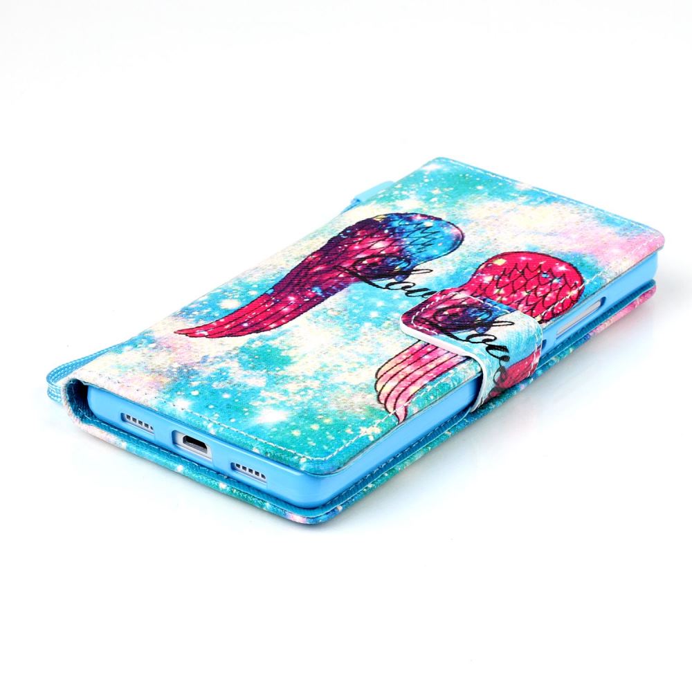 Huawei P8 LITE case wallet leather case printed