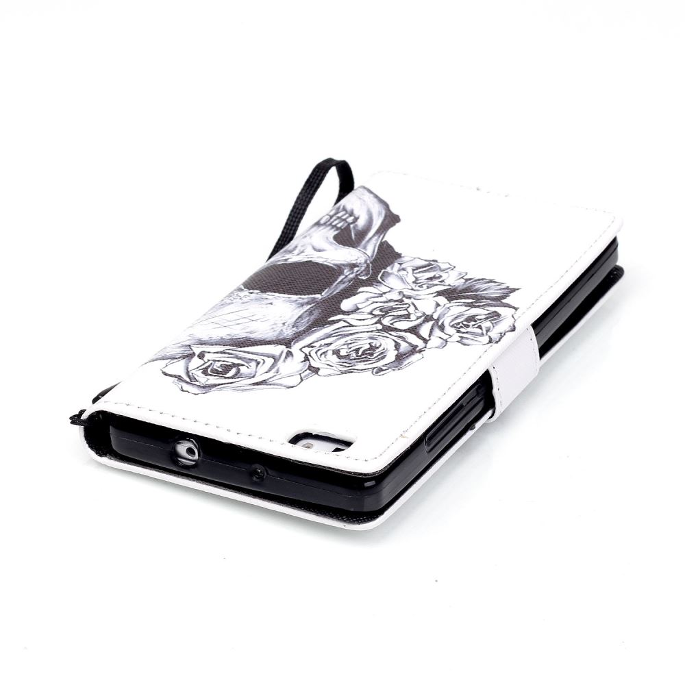 Huawei P8 LITE case wallet leather case printed