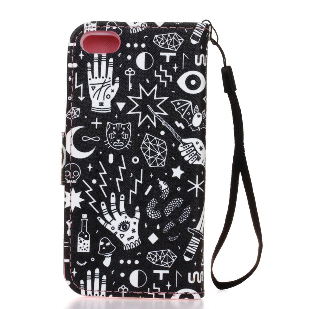 iPhone 5c case wallet leather case printed