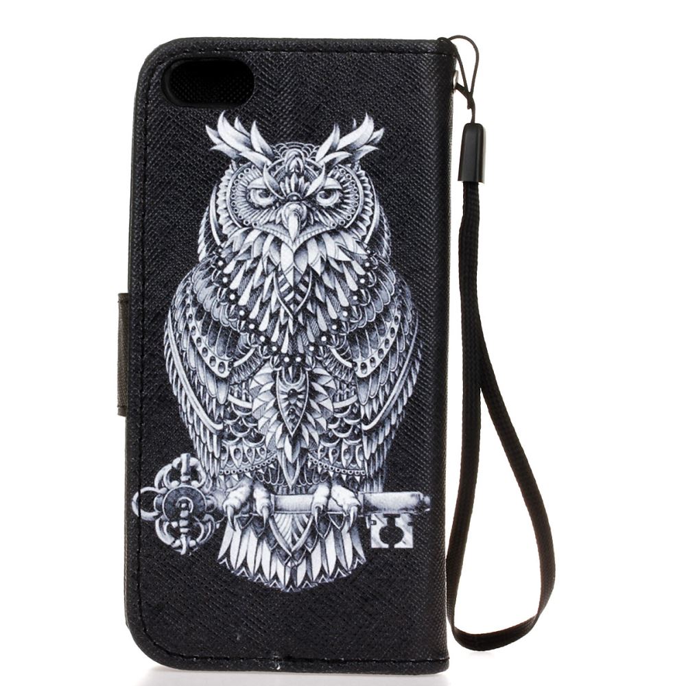 iPhone 5c case wallet leather case printed