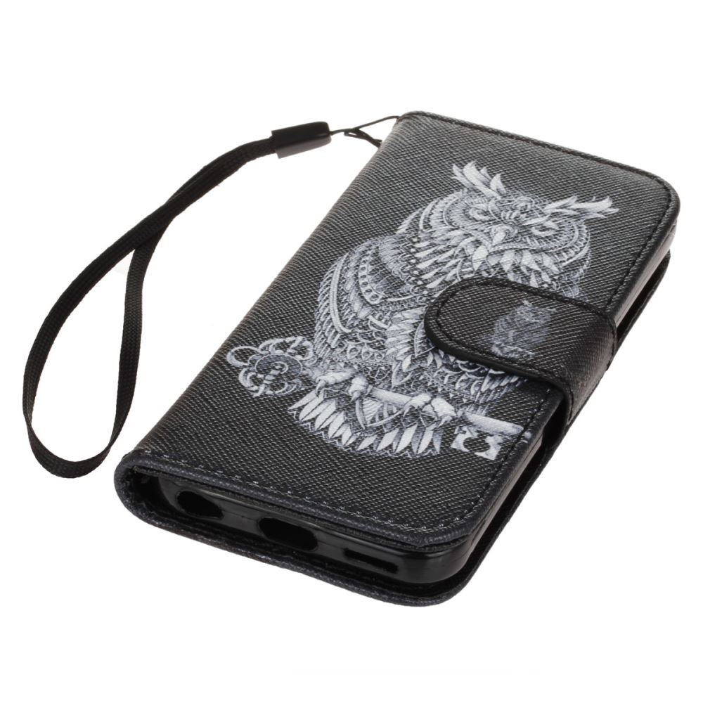iPhone 5c case wallet leather case printed