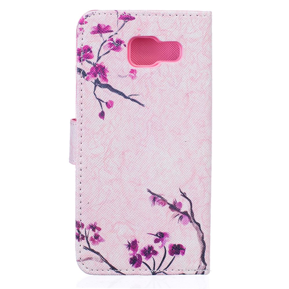 Galaxy A5 2016 case wallet leather case printed
