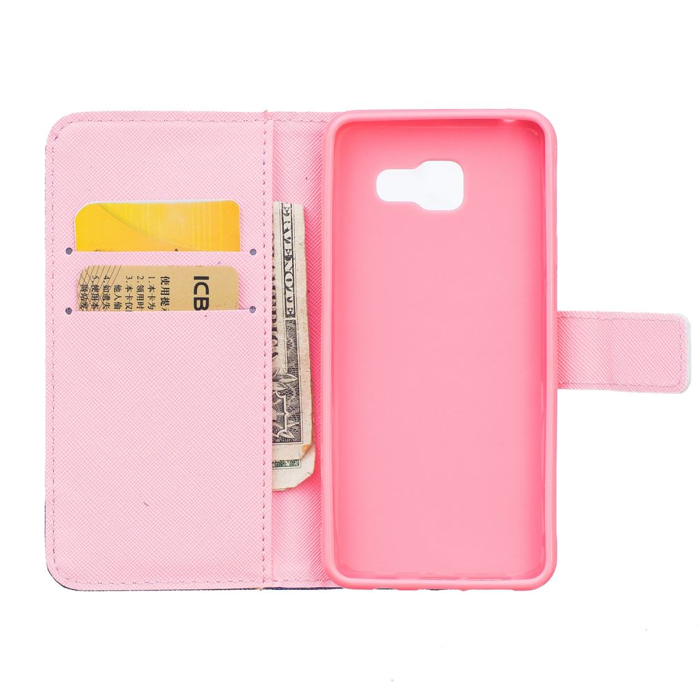 Galaxy A5 2016 case wallet leather case printed