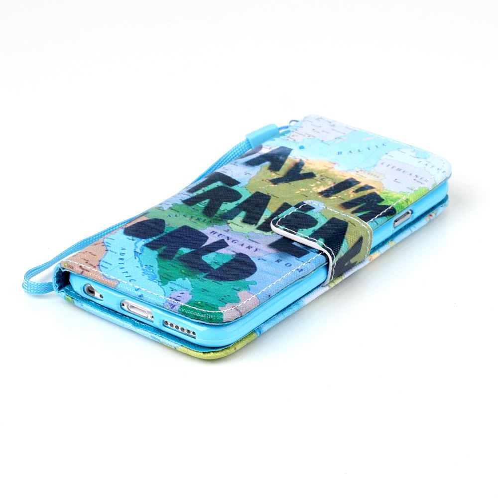 iPhone 6 6s Plus case wallet leather case printed