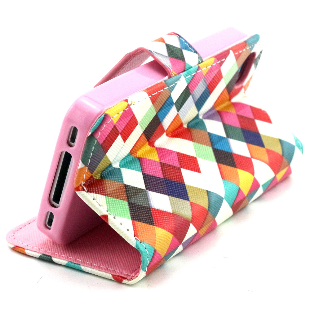 iPhone 4 4s case wallet leather case printed iPhone 4 4s case wallet leather case printed