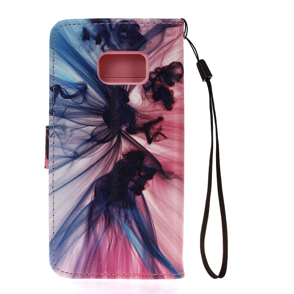 Galaxy S7 case wallet leather case printed