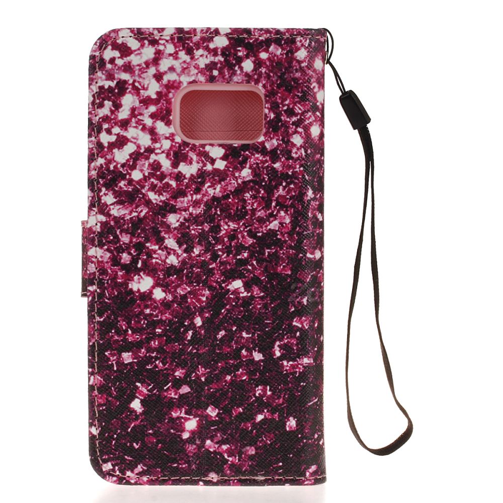 Galaxy S7 case wallet leather case printed