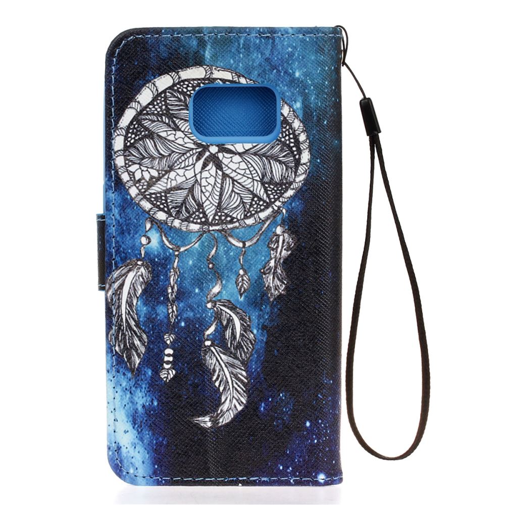 Galaxy S7 case wallet leather case printed