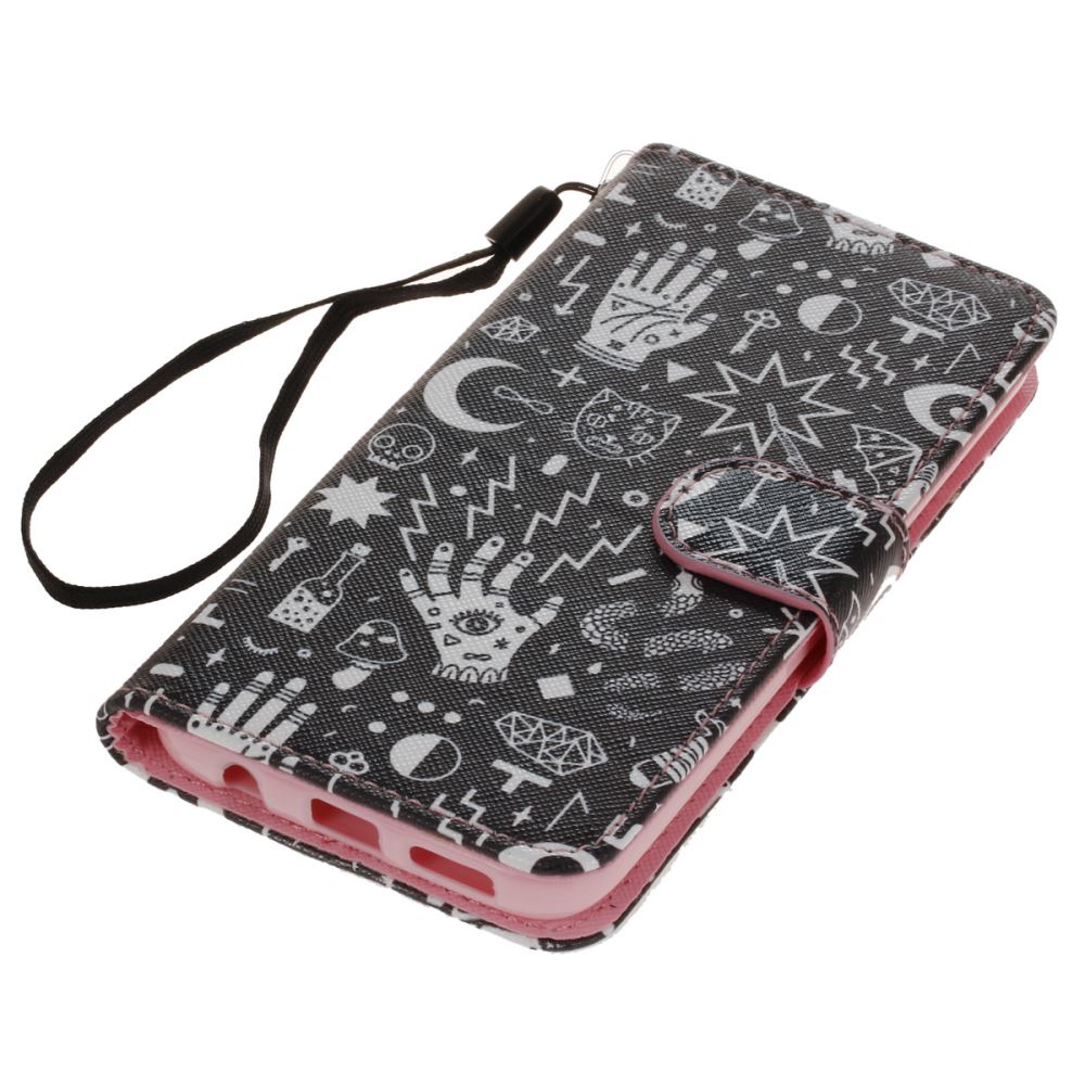Galaxy S7 case wallet leather case printed