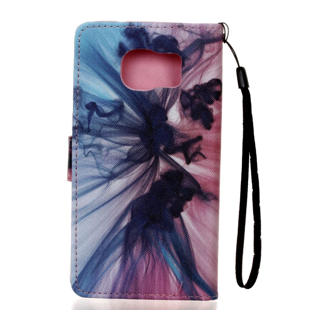 Galaxy S7 EDGE case wallet leather case printed