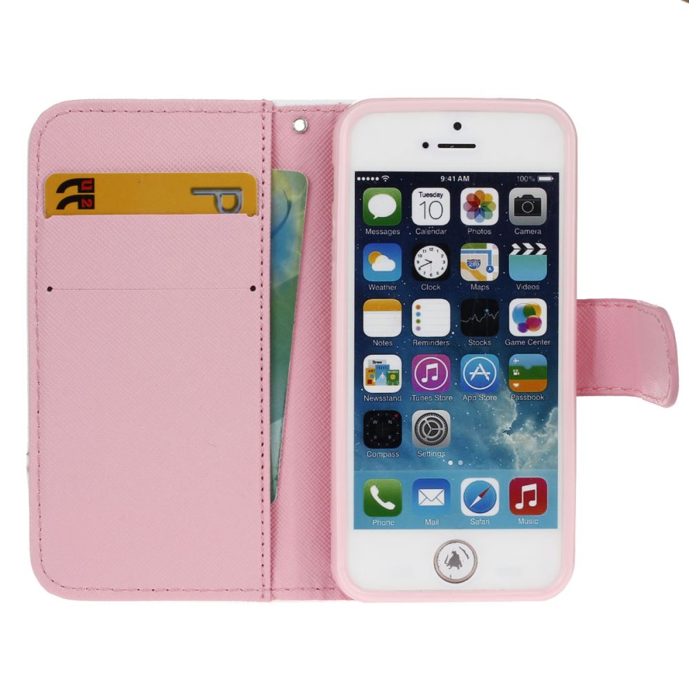 iPhone 5 5s SE case wallet leather case printed iPhone 5 5s SE case wallet leather case printed