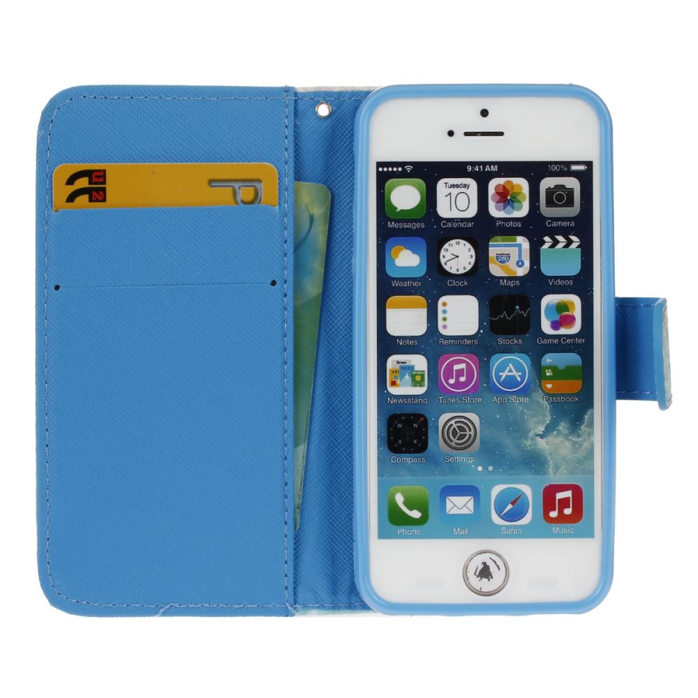 iPhone 5 5s SE case wallet leather case printed iPhone 5 5s SE case wallet leather case printed