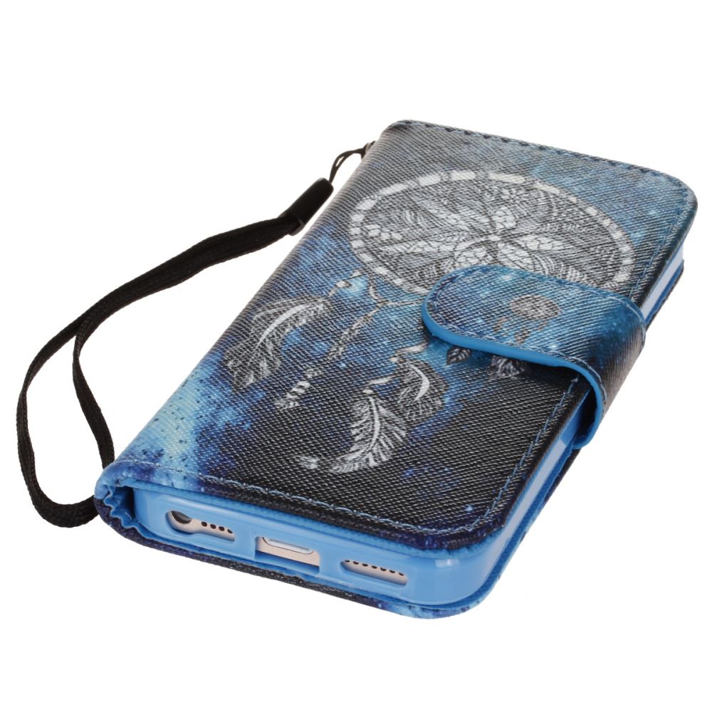 iPhone 5 5s SE case wallet leather case printed