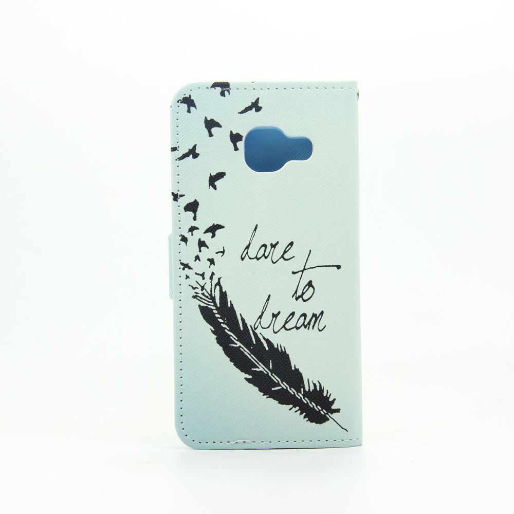 Galaxy A5 2016 case wallet leather case printed