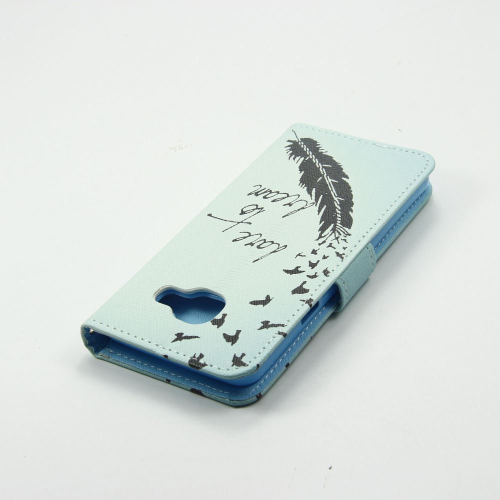 Galaxy A5 2016 case wallet leather case printed