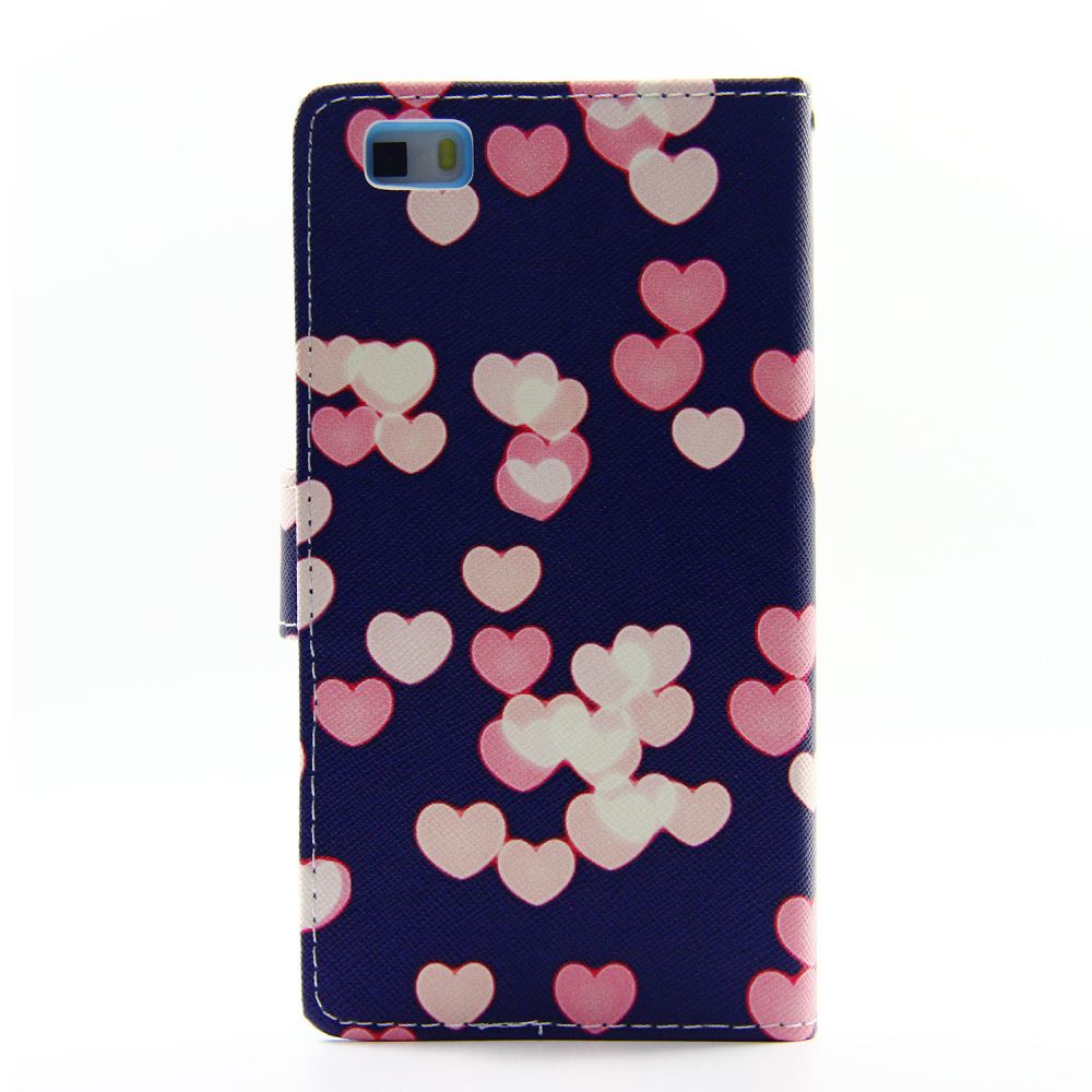 Huawei  P8 LITE case wallet leather case printed