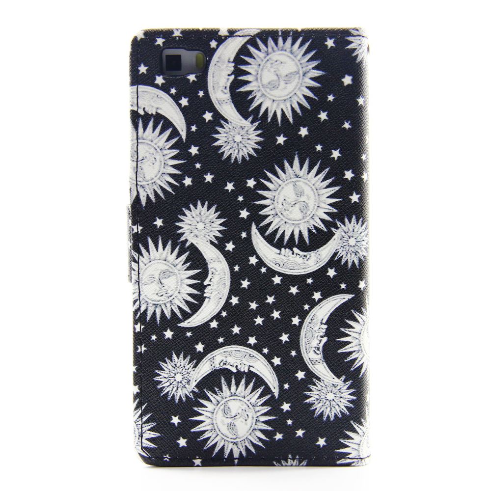 Huawei  P8 LITE case wallet leather case printed