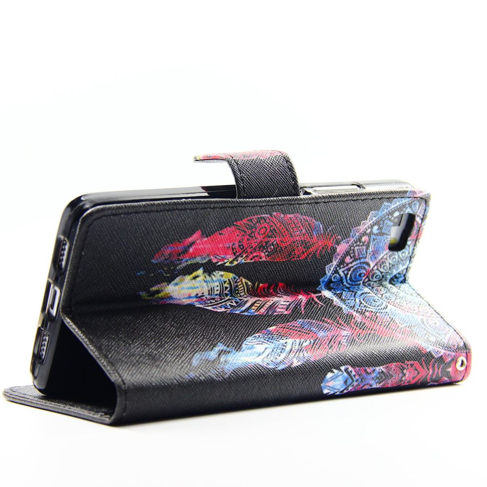 Huawe P8 LITE case wallet leather case printed
