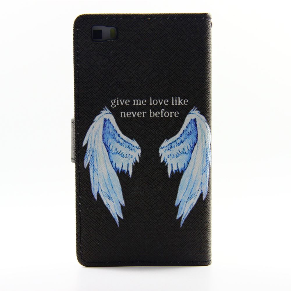 Huawei  P8 LITE case wallet leather case printed