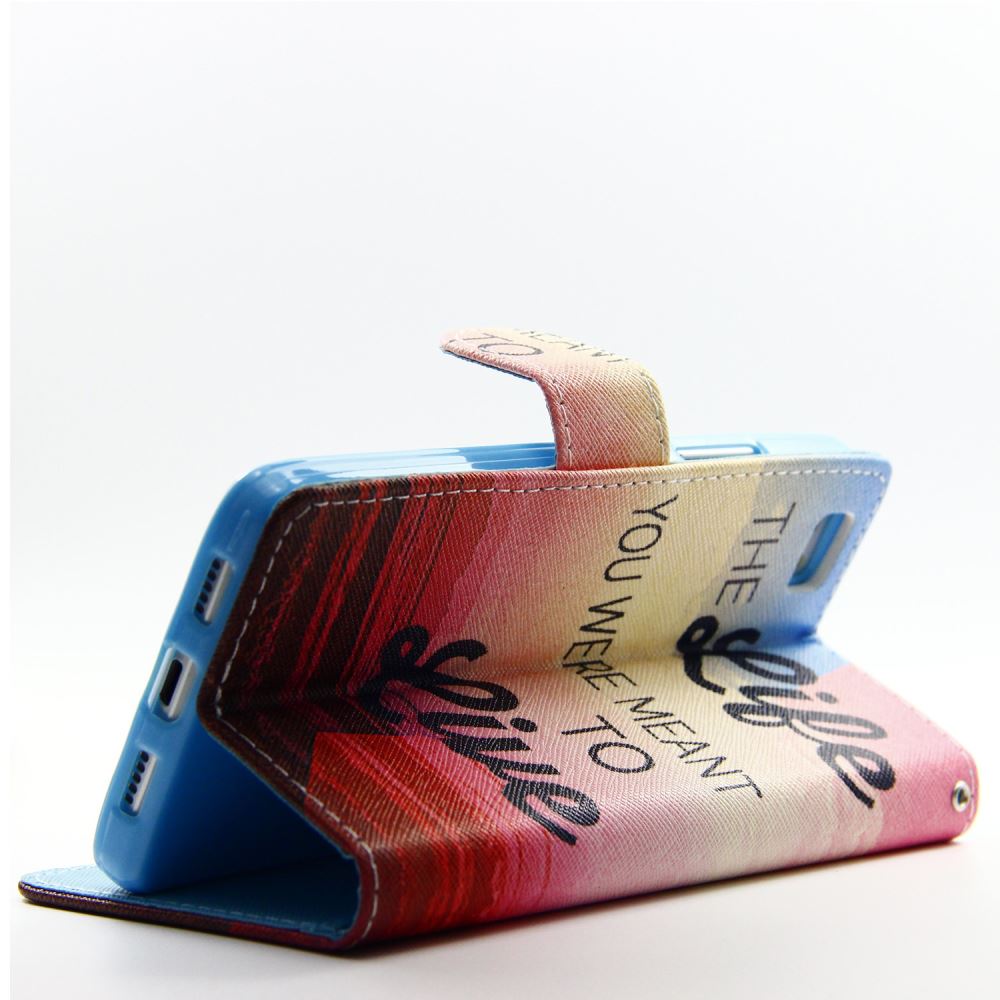 Huawei P8 LITE case wallet leather case printed