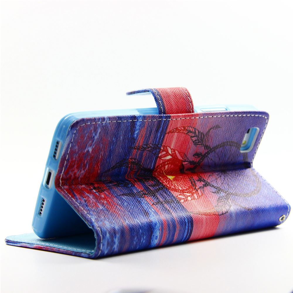 Huawei  P8 LITE case wallet leather case printed