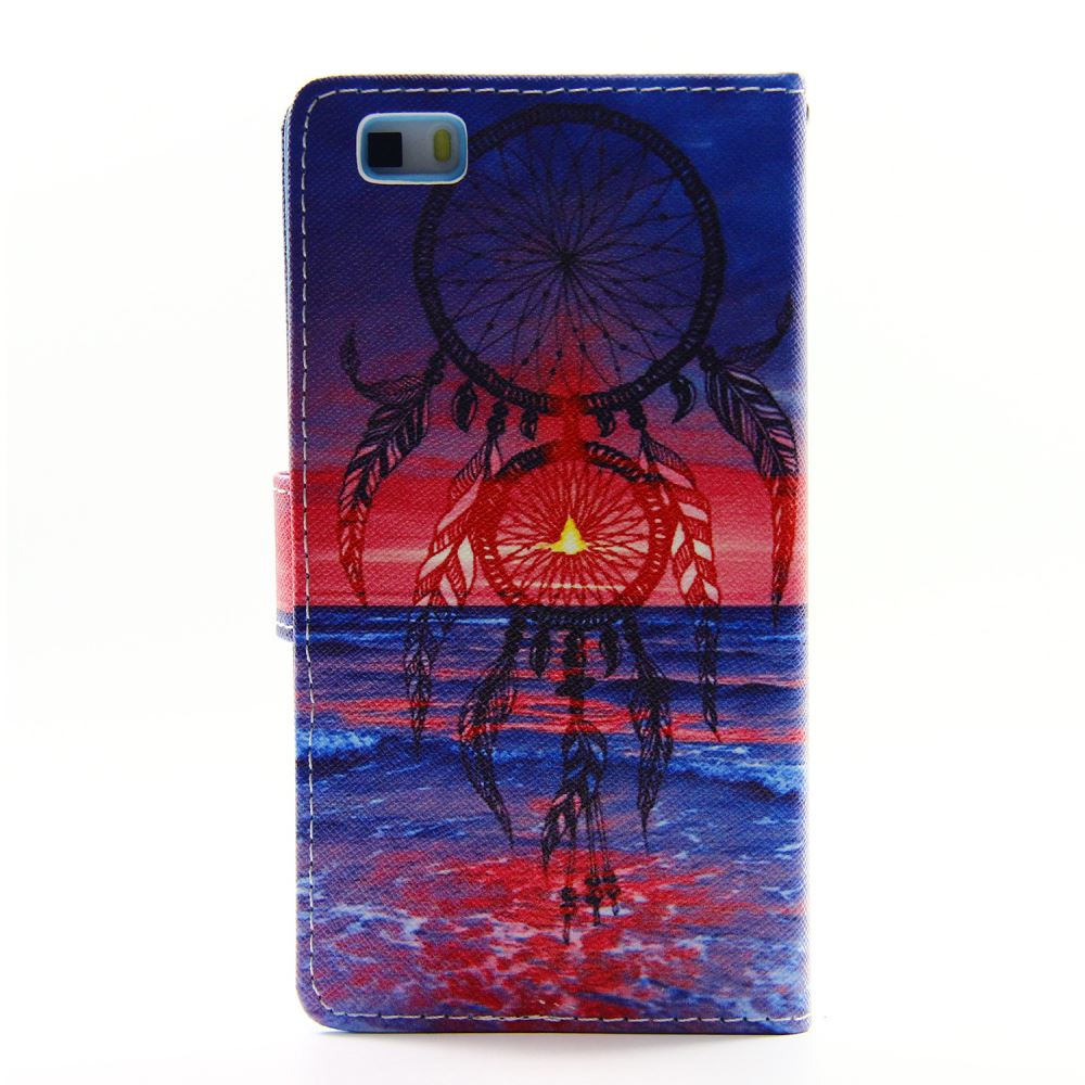 Huawei  P8 LITE case wallet leather case printed