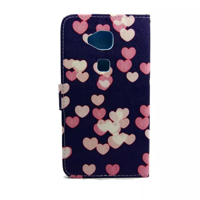Huawei G8 case wallet leather case printed