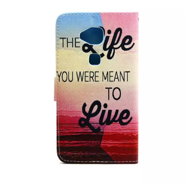 Huawei G8 case wallet leather case printed