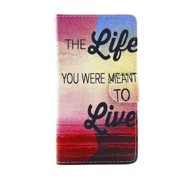 Huawei G8 case wallet leather case printed