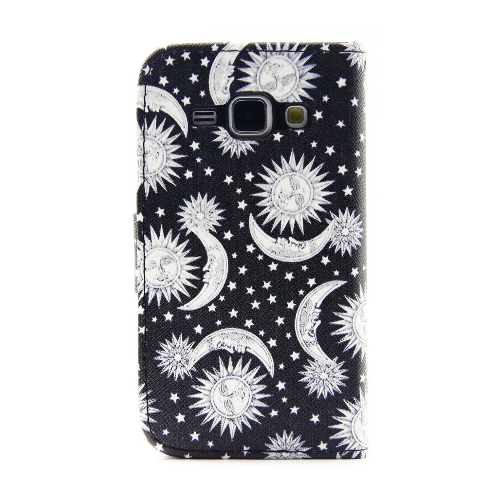 Samsung Galaxy J5 case wallet leather case printed