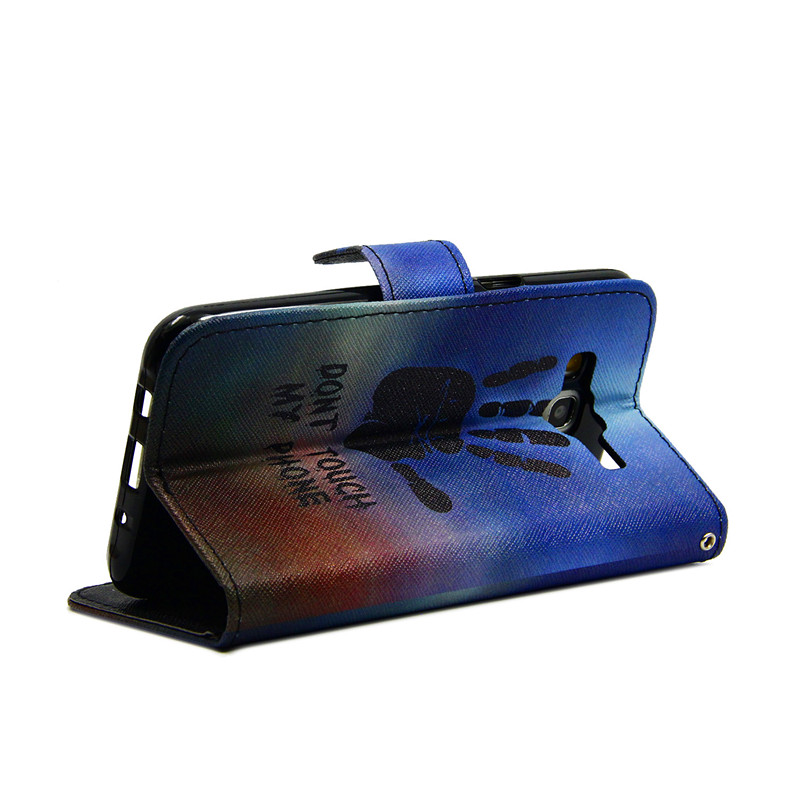Samsung Galaxy J5 case wallet leather case printed
