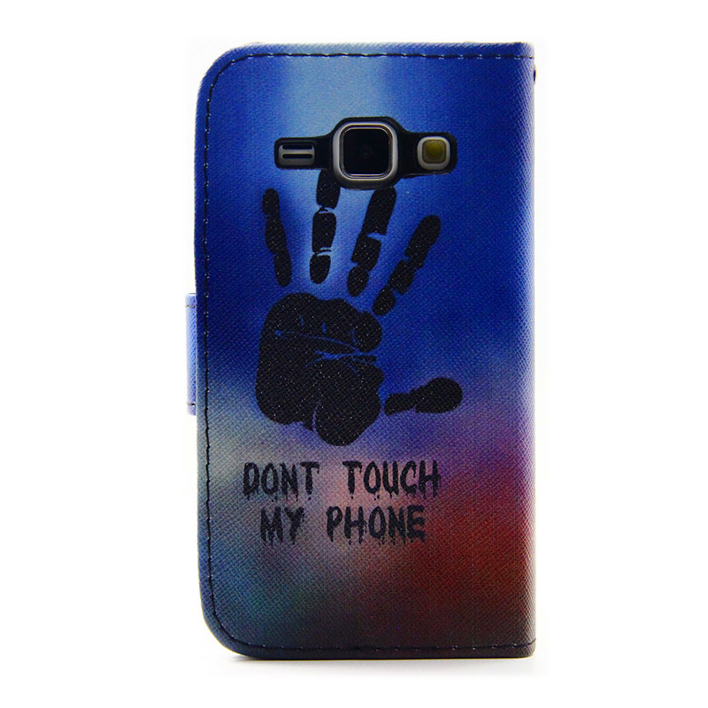 Samsung Galaxy J5 case wallet leather case printed