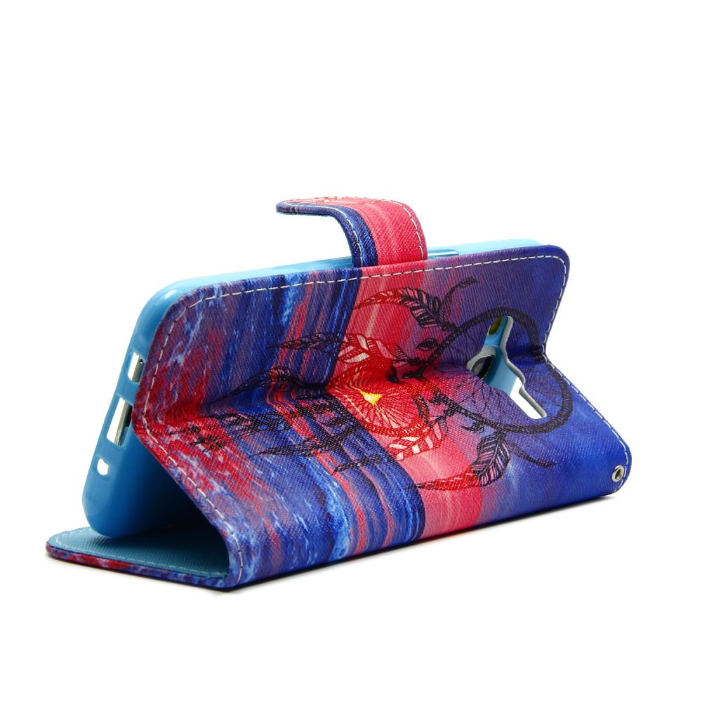 Samsung Galaxy J5 case wallet leather case printed