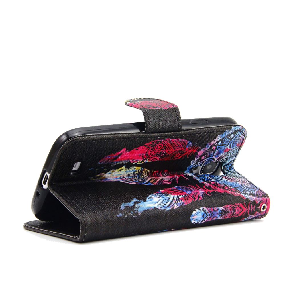 Galaxy S4 Mini case wallet leather case printed