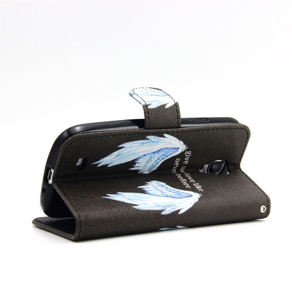 Galaxy S4 Mini case wallet leather case printed